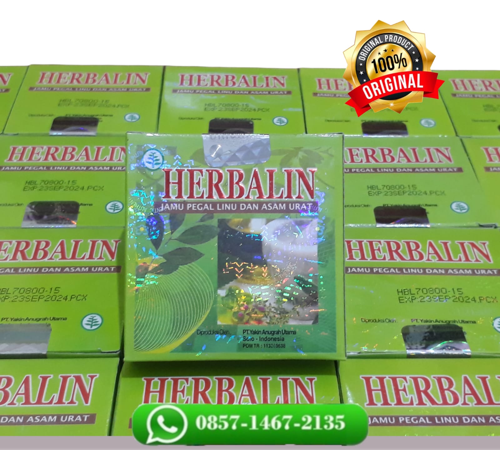 herbalin asli